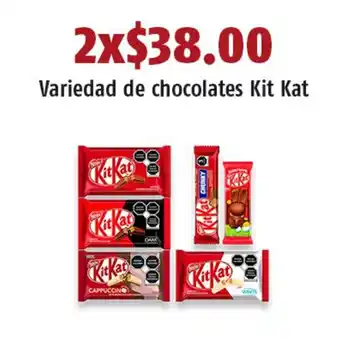 OXXO Variedad de chocolates Kit Kat x 2 oferta