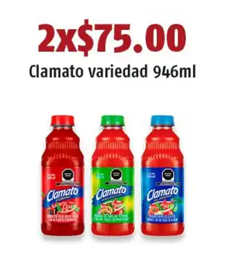 Clamato variedad 946ml x 2
