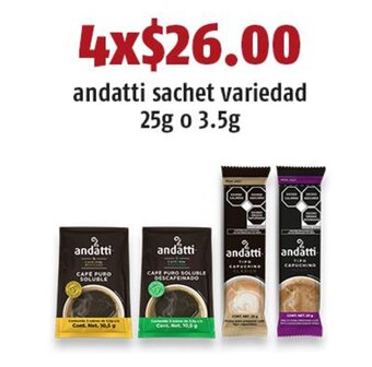 andatti sachet variedad 25g 0 3.5g x 4