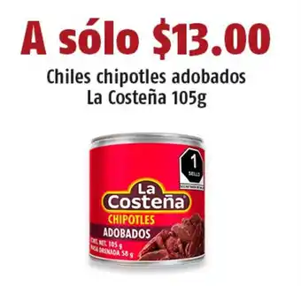 OXXO Chiles chipotles adobados La Costeña 105g oferta