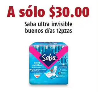OXXO Saba ultra invisible buenos días 12pzas oferta