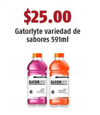 Gatorlyte variedad de sabores 591ml