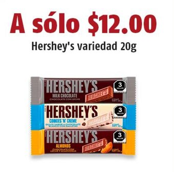 Hershey's variedad 20g