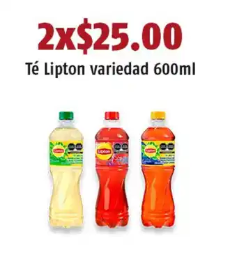 OXXO Té Lipton variedad 600ml x 2 oferta