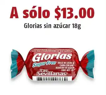 Glorias sin azúcar 18g