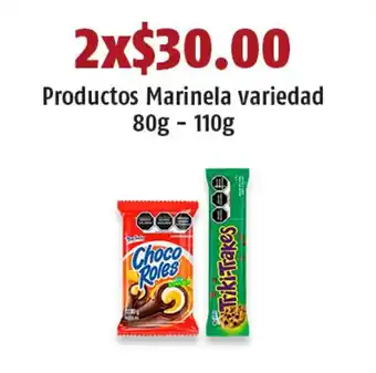 Productos Marinela variedad 80g – 110g x 2