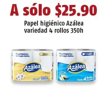 OXXO Papel higiénico Azálea variedad 4 rollos 350h oferta