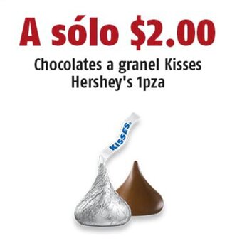 Chocolates a granel Kisses Hershey's 1pza