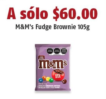 M&M's Fudge Brownie 105g