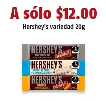 OXXO Hershey's variedad 20g oferta