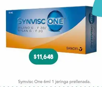 Synvisc one jga iny 8mg jer c/1