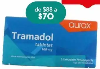 Farmacia San Pablo Aurax tramadol 100mg c/10 tab oferta
