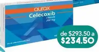 Farmacia San Pablo Aurax celecoxib 200 mg c/10 cap oferta