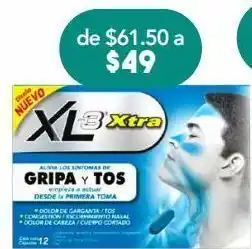 Farmacia San Pablo Xl3 xtra gripa y tos cap 250mg caj c/12 oferta