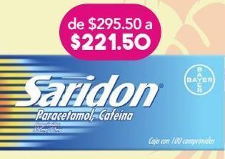 Farmacia San Pablo Saridon com 500/50mg caj c/100 oferta