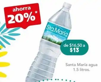 Farmacia San Pablo Santa maria agua btl c/1.5lt oferta