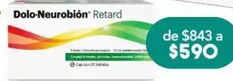 Dolo neurobion retard tab 100mg caj c/20