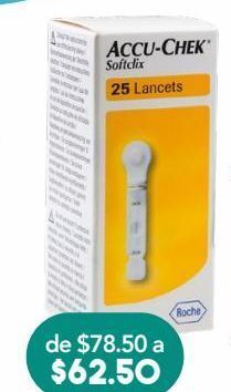 Farmacia San Pablo Accu-chek softclix lancetas caj c/25 oferta