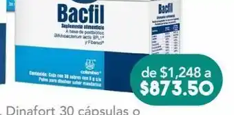 Farmacia San Pablo Bacfil polvo sabor mandarina c/30sob oferta