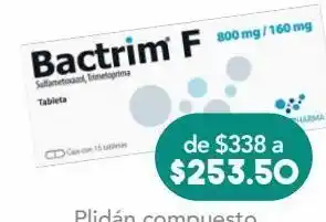 Bactrim f tab 800/160mg caj c/15