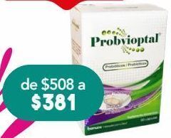 Farmacia San Pablo Probvioptal cap pre/probioticos c/60pz oferta