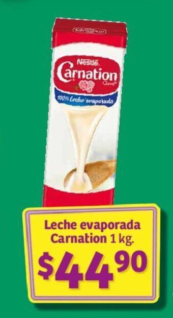 Soriana Híper Leche evaporada Carnation 1 kg. oferta