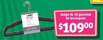 Soriana Híper Juego de 10 ganchos de terciopelo oferta