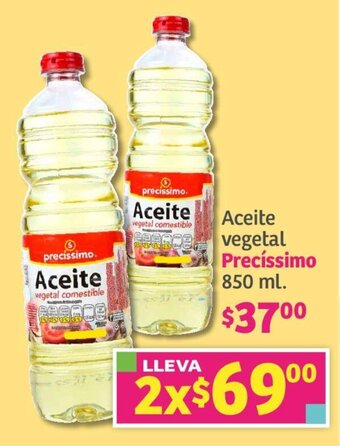 Soriana Híper Aceite vegetal Precíssimo 850 ml. oferta
