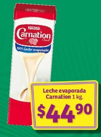 Leche evaporada Carnation 1 kg.