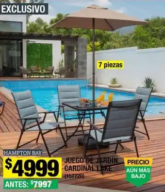 The Home Depot JUEGO DE JARDÍN CARDINAL LAKE (157720) oferta