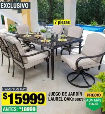 The Home Depot JUEGO DE JARDÍN PRECIO LAUREL OAK(168976) oferta