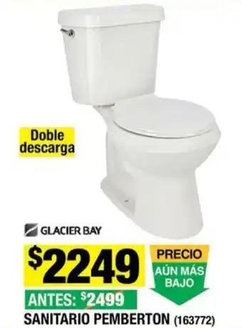 The Home Depot GLACIER BAY ANTES: SANITARIO PEMBERTON (163772) oferta