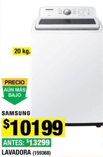 The Home Depot SAMSUNG LAVADORA (159368) oferta