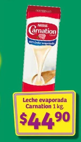 Leche evaporada Carnation 1 kg.