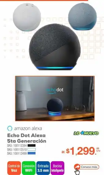 RadioShack Echo dot alexa 5ta generación oferta