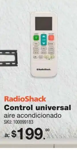RadioShack Control universal radioshack oferta