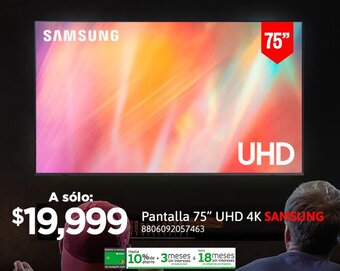 City Club Pantalla 75" UHD 4K SAMSUNG 8806092057463 oferta