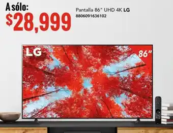 City Club Pantalla 86" UHD 4K LG 8806091636102 oferta