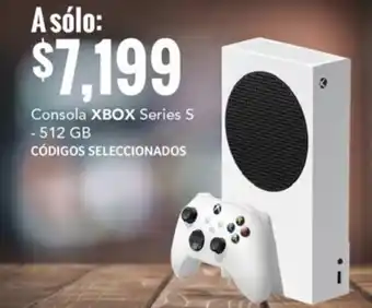 City Club Consola XBOX Series S - 512 GB CÓDIGOS SELECCIONADOS oferta
