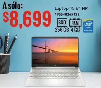 City Club Laptop 15.6" HP 196548265138 4GB RAM 256GB SSD oferta