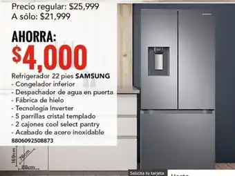 City Club Refrigerador 22 pies SAMSUNG oferta