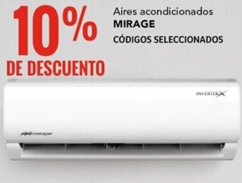 City Club Aires acondicionados MIRAGE CÓDIGOS SELECCIONADOS oferta