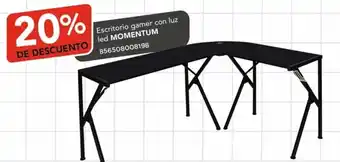 Escritorio gamer con luz led MOMENTUM 856508008198