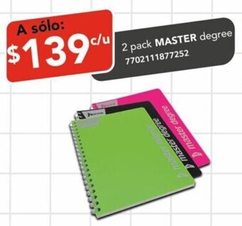 City Club 2 pack MASTER degree 7702111877252 oferta