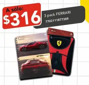 3 pack FERRARI 7702111877269