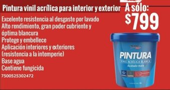 City Club Pintura vinil acrílica para interior y exterior oferta