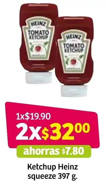 Ketchup Heinz Aqueeze 397g