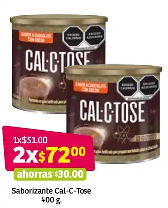 Soriana Súper Saborizante Cal-C-Tose 400g oferta