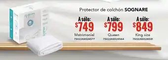 City Club Protector de colchón SOGNARE Matrimonial 7502268528577 oferta