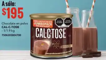 Chocolate en polvo CAL-C-TOSE - 1/1.9 kg